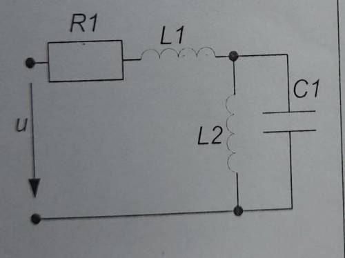 Напряжение на входе цепи равно и = 20 + 30sin3w1t B. R1=10 Ом, R2=10 Ом, w1L1 = 10Ом , w1L2= 3 Ом, 1