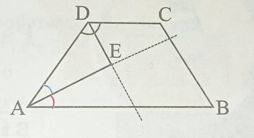 В трапеции ABCD биссектрисы углов