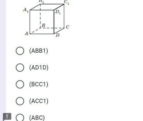 На рисунку зображено прямокутний паралелепіпед ABCDA1B1C1D1. Укажіть площину, яка перпендикулярна до
