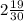 2 \frac{19}{30}