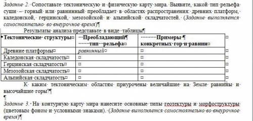 Задание 1. На контурной карте мира обозначьте цветовым фоном районы распространения основных типов м