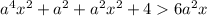 a^4x^2+a^2+a^2x^2+46a^2x