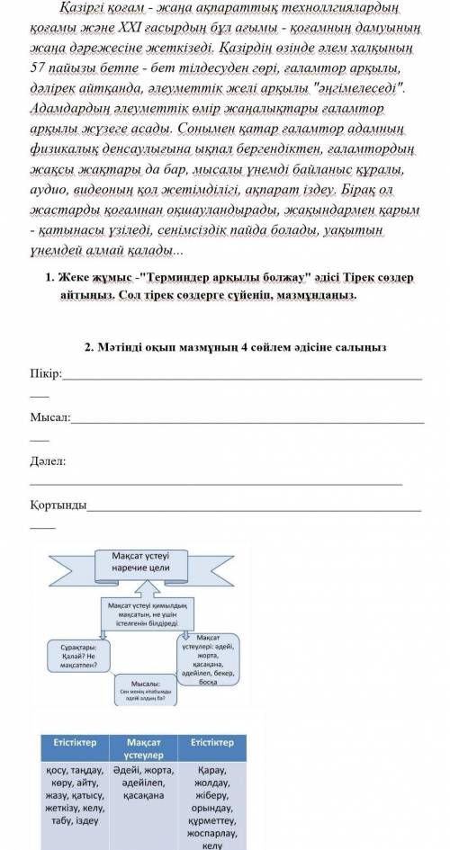 Сабақ тақырыбы: Ғаламторды пайдаланамын. Қазіргі қоғам - жаңа ақпараттық техноллгиялардың қоғамы жән