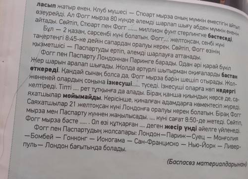 Ласып жатыр екен. Клуб мүшесі — Стюарт мырза оның мүмкін еместігін айтып өзеурейді. Ал Фогг мырза 80