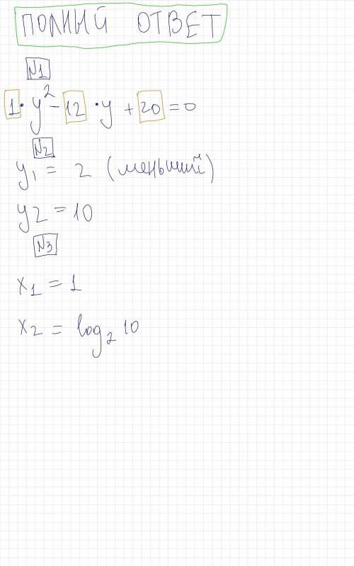 Решите задание с ответами вместо пропусков на фото. 12^t-12×6^t+20×3^t=0