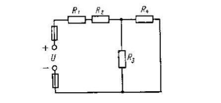  R1=10 Ом, R2=11 Ом, R3=90 Ом, R4=10 Ом, P=120Вт.найтиU-? I-?