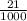 \frac{21}{1000}