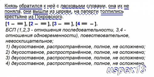 Князь обратился к ней с ласковыми словами, она их не поняла, они вышли из церкви, на паперти толпили