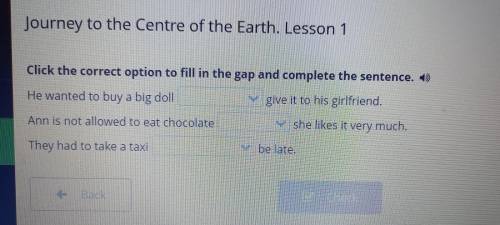 Click the correct option to fill in the gap and complete the sentence. He wanted to buy a big doll M