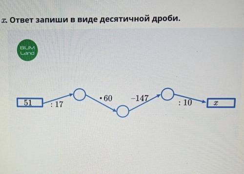 Определи значение х. ответ запиши в виде десятичной дроби.