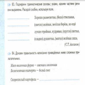 Подчеркните грамматические основы: Укажите какими частями речи они выражены