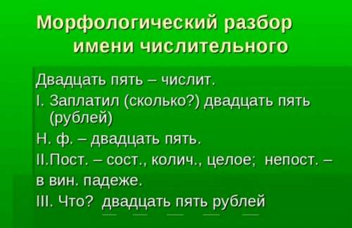 Составьте словесный портрет числительных. 12 апреля, 1961 года, первому космонавту, двумя творческим