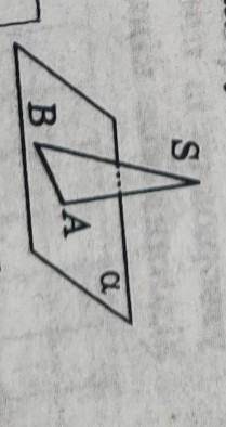 із точки s проведено перпендикуляр SB до площини a знайдіть довжину перпендикуляра якщо довжина похи