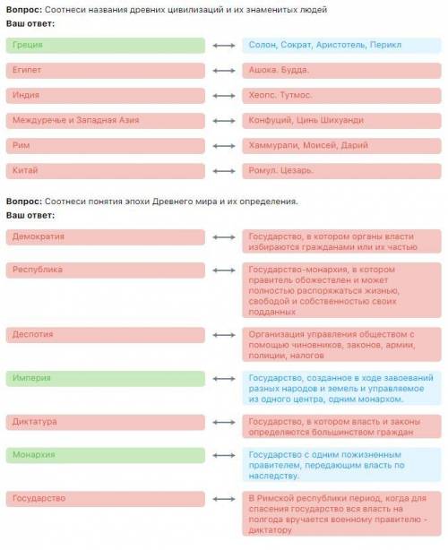 вопросы на скриншотах - зеленый это уже правильно сделаный, надо только красные