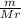 \frac{m}{Mr}