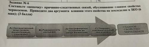 Задание No 6 Составьте «цепочку» причинно-следственных связей, обусловившие главное свойство ЗКО мин