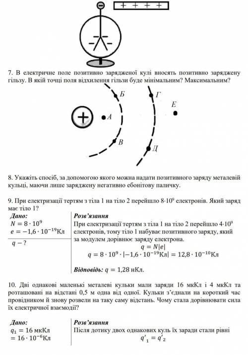 Контрольная Работа с Физики 8 класс.