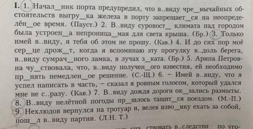 Где писать в виду , а где ввиду и остальное