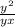 \frac{y^{2}}{yx}