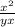 \frac{x^{2} }{yx}