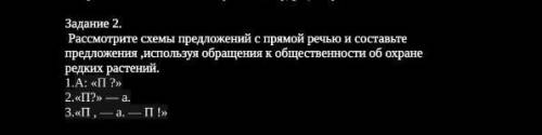 Схемы предложений с Рассмотрите прямой речью и составьте предложения ,используя обращения к обществе