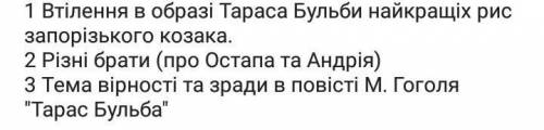 Напишите твір на предложенные выше темы