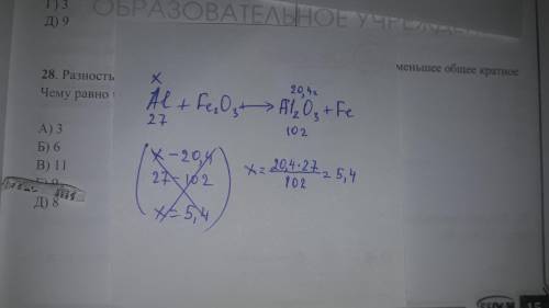 Какую массу алюминия нужно затратить , чтобы при взаимодействии его с оксидом железа (III) образовал