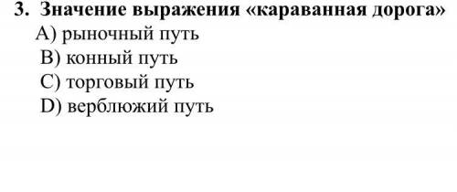 Значение выражения «караванная дорога»