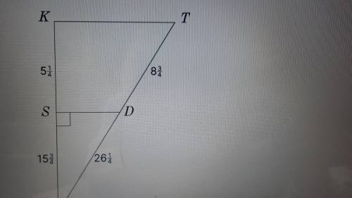 Найди значение KTKS= 5 1/4 , TD=8 3/4,SR= 15 3/4 , DR=26 1/4