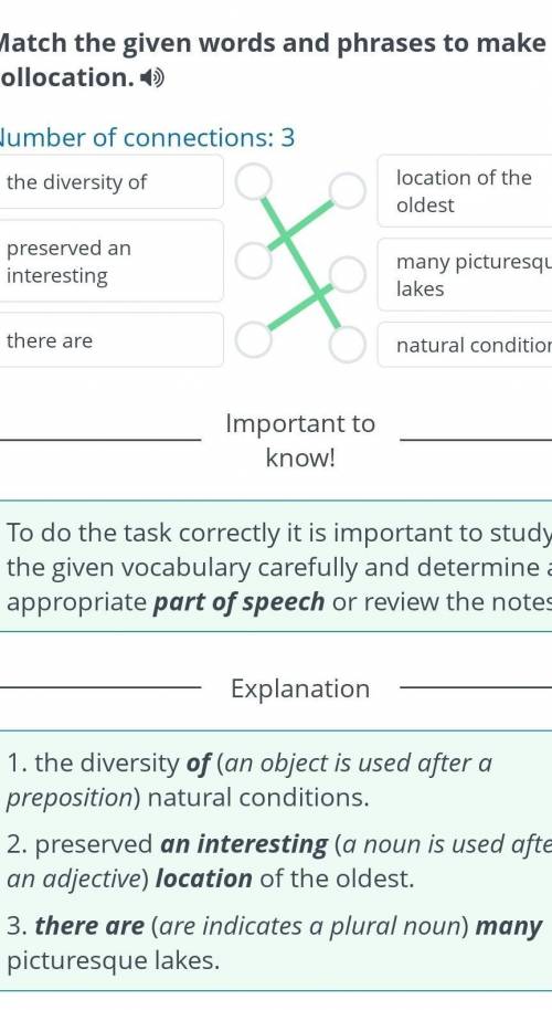 Nature reserves in Kazakhstan Match the given words and phrases to make a collocation. :) Number of