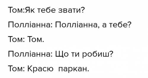 Зіставити діалог з Полліанною бистро ів