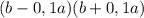 (b-0,1a)(b+0,1a)