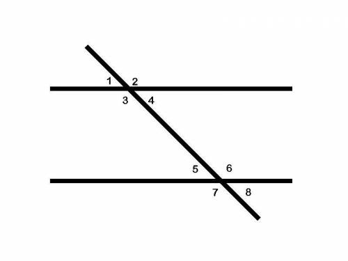 С ГЕОМЕТРИЕЙ! 7 класс Дано: a║b c-секущая, ∠6 - ∠4 = 20°Найти: Все углы