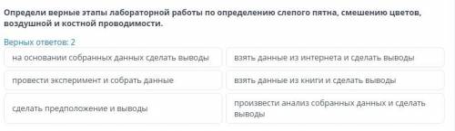 Структура и функции палочек и колбочек, волосковых клеток. Лабораторная работа «Определение слепого 