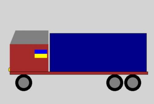 до іть намальювати вантажну машину за до мови Pyhton но намалювати не за до черепашки