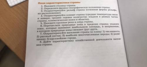 Сделайте описание Ирана по этому плану