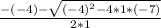 \frac{-(-4) - \sqrt{(-4)^{2}-4*1*(-7) } }{2*1}