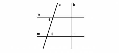 4. На рисунку ∠1=∠2, ⊥ . Доведіть, що ⊥