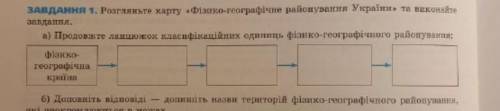 А) Продовжте ланцюжок класифікаційних одиниць фізико-географічного районування: