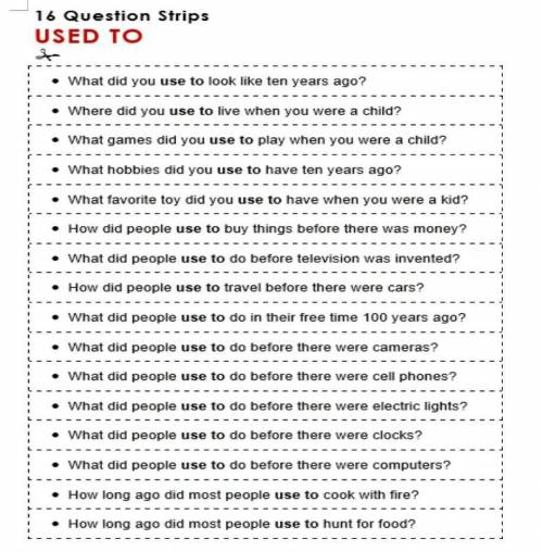 13:13 16 Question Strips USED TO