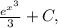 \frac{e^{x^3}}{3}+C,