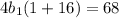 4b_1(1+16)=68