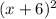 (x+6)^{2}