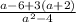 \frac{a-6+3(a+2)}{a^{2} -4}