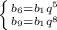 \left \{ {{b_{6}={b_{1}q^{5} } \atop {b_{9}={b_{1}q^{8}}} \right.