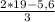 \frac{2*19-5,6}{3}