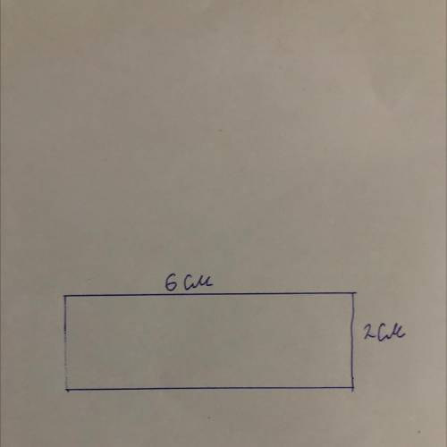 Накресли прямокутник, площа якого становить 12 см².